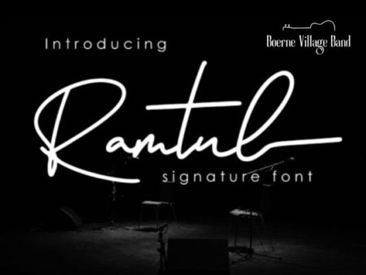 Ramtul - Signature Font