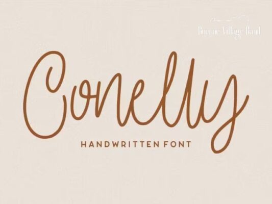 Conelly - Handwritten Font