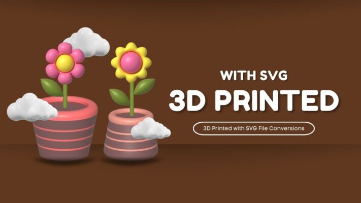3D Printed with SVG File Conversions