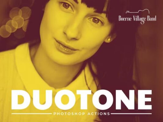 Duotone – Portrait Photoshop Actions